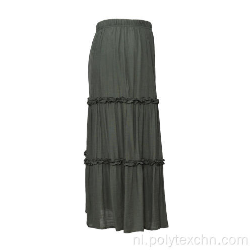 Rimpel rokken Dames driedelige patchwork rok